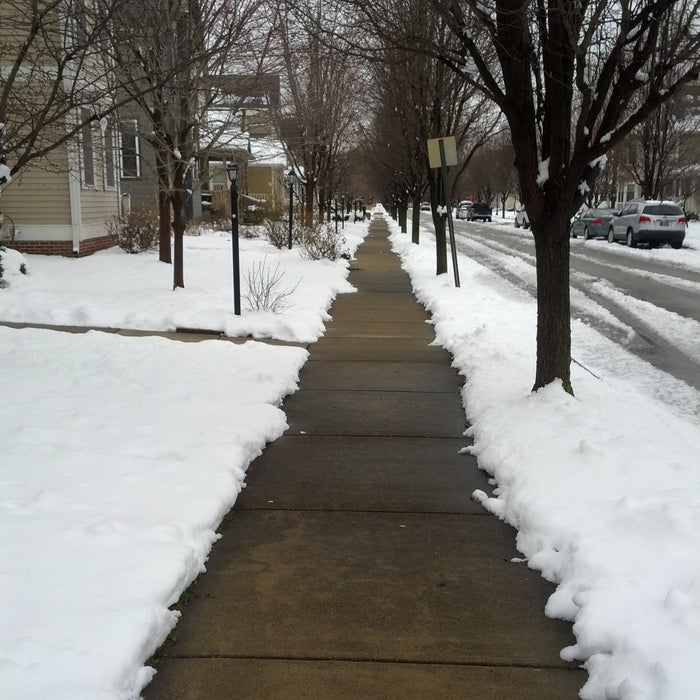 Snow Melting & De-icing System Embedded in Concrete for Driveways and Garage Ramps