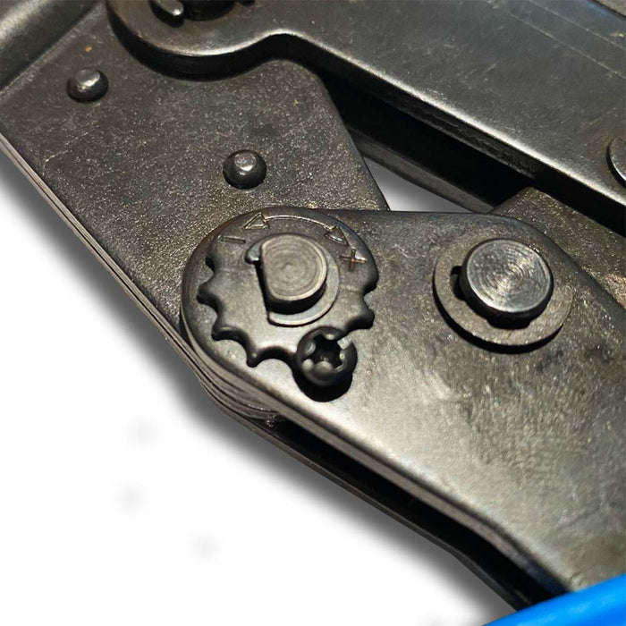 HEAT ROLL™ Crimping Ratchet Hand Tool for Foil to Barrel Connector