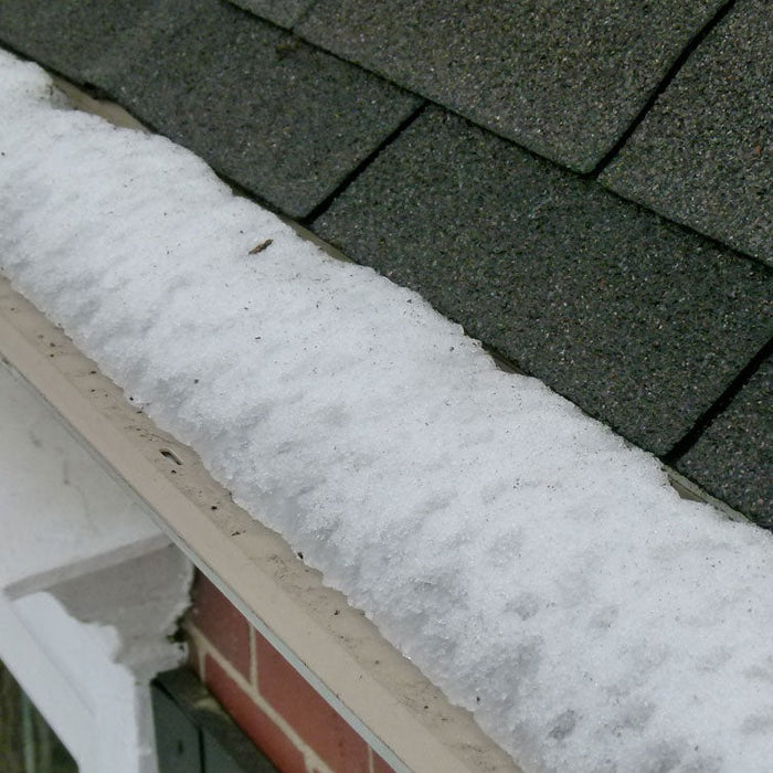 Snow Melting & De-icing System Under Asphalt Shingles for Sloped Roofs