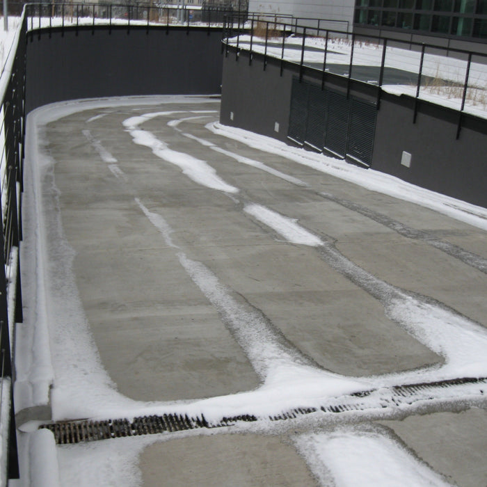 Snow Melting & De-icing System Embedded in Concrete for Driveways and Garage Ramps